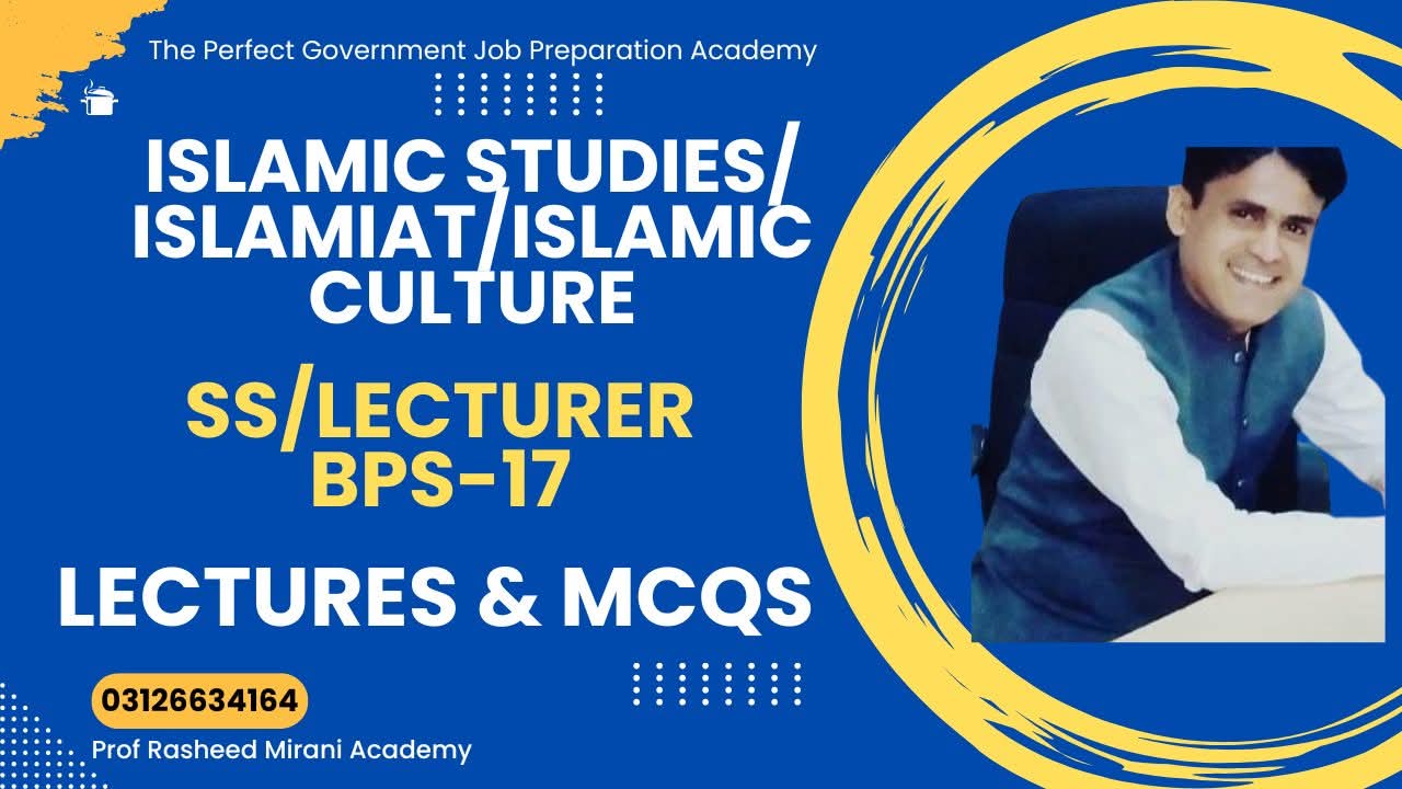 Subject Specialists/LECTURER BPS-17 ISLAMIC CULTURE